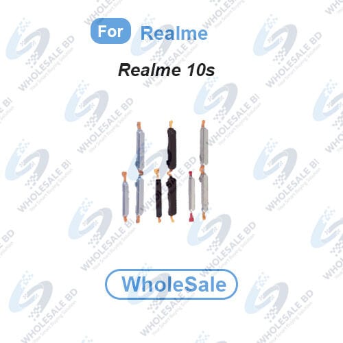 Power Volume Out Side Key Side Button For Realme 10s External Volume Button + Power ON OFF (Wholesale)