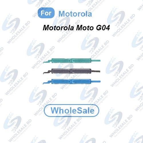 Volume Out Side Key Side Button For Motorola Moto G04 (XT2421-2, XT2421-3) External Volume Button (Wholesale)