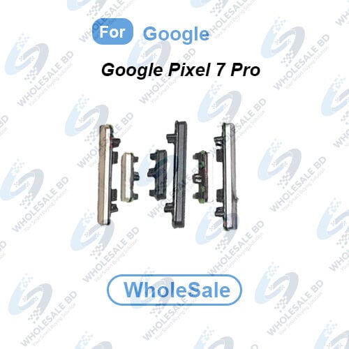 Power Volume Out Side Key Side Button For Google Pixel 7 Pro (GP4BC, GE2AE, GFE4J) External Volume Button + Power ON OFF (Wholesale)