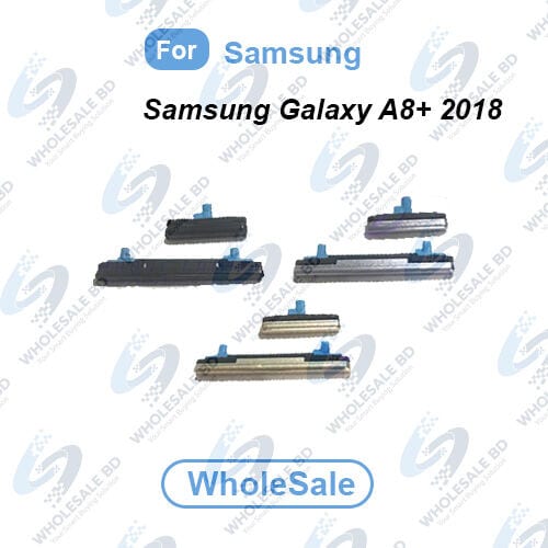 Power Volume Out Side Key Side Button For Samsung Galaxy A8+ (SM-A730F) External Volume Button + Power ON OFF (Wholesale)