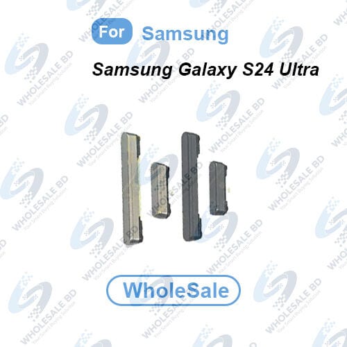 Power Volume Out Side Key Side Button For Samsung Galaxy S24 Ultra External Volume Button + Power ON OFF (Wholesale)