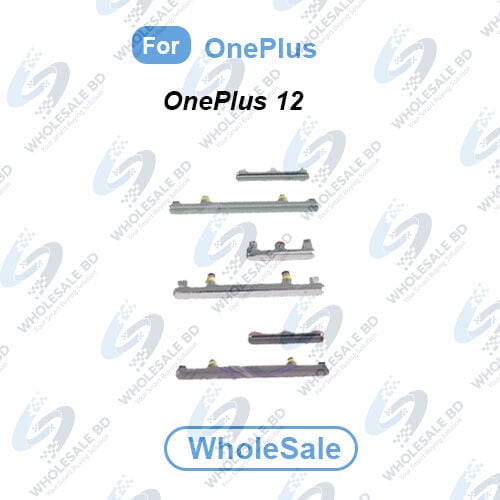 Power Volume Out Side Key Side Button For OnePlus 12 (PJD110, CPH2573, CPH2581, CPH2583) External Volume Button + Power ON OFF (Wholesale)