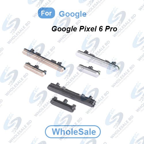 Power Volume Out Side Key Side Button For Google Pixel 6 Pro External Volume Button + Power ON OFF (Wholesale)
