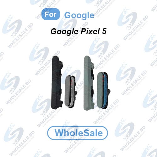 Power Volume Out Side Key Side Button For Google Pixel 5 (GD1YQ, GTT9Q, G5NZ6) External Volume Button + Power ON OFF (Wholesale)