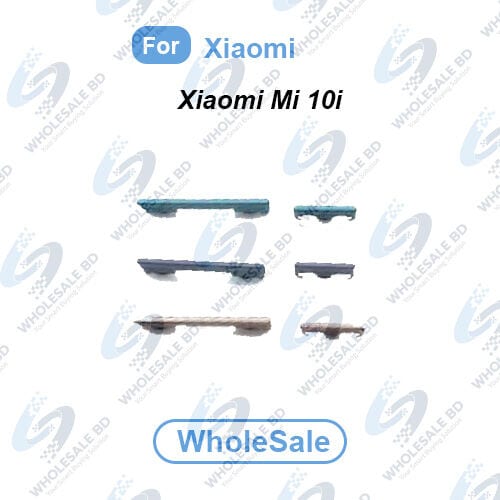 Power Volume Out Side Key Side Button For Xiaomi Mi 10i External Volume Button + Power ON OFF (Wholesale)