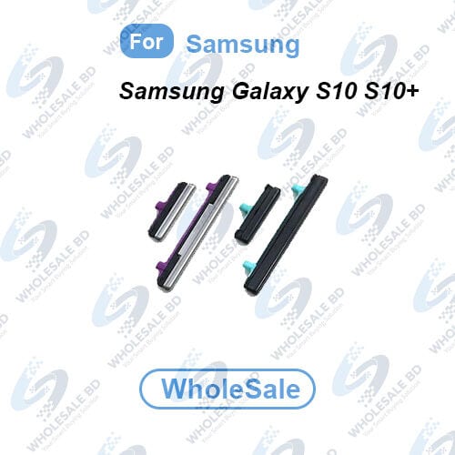 Power Volume Out Side Key Side Button For Samsung Galaxy S10 S10+ External Volume Button + Power ON OFF (Wholesale)