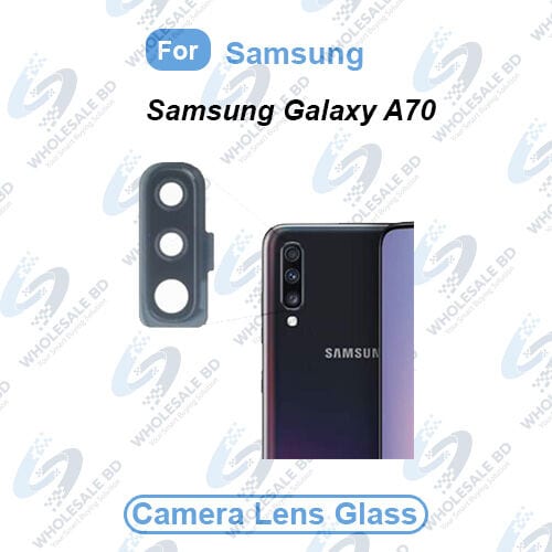 Back Rear Camera Lens Glass Compatible with Samsung Galaxy A70 (SM-A705F) Camera Lens Glass (Wholesale)