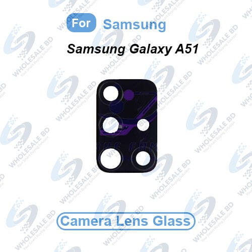 Camera Main Glass Lens for Samsung Galaxy A51 Replacement Part (Wholesale)