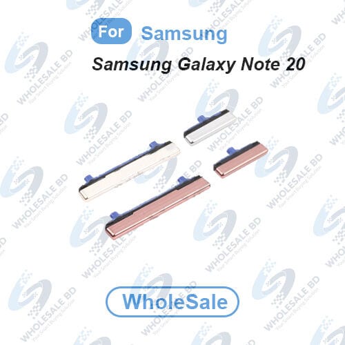 Power Volume Out Side Key Side Button For Samsung Galaxy Note 20 (SM-N980F) External Volume Button + Power ON OFF (Wholesale)