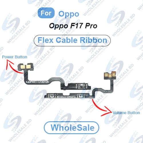 Oppo F17 Pro Power On/Off Switch Button Side Volume Up Down Buttons Flex Cable Replacement Parts (Wholesale)