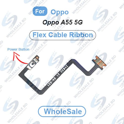 Oppo A55 5G Power On/Off Switch Button Side Volume Up Down Buttons Flex Cable Replacement Parts (Wholesale)