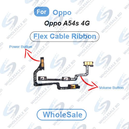 Oppo A54s 4G Power On/Off Switch Button Side Volume Up Down Buttons Flex Cable Replacement Parts (Wholesale)