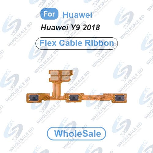 Huawei Y9 2018 Power On/Off Switch Button Side Volume Up Down Buttons Flex Cable Replacement Parts (Wholesale)