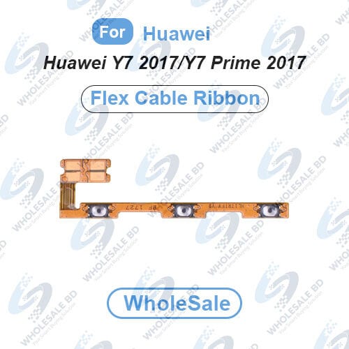 Huawei Y7 2017/Y7 Prime 2017 On/Off Switch Button Side Volume Up Down Buttons Flex Cable Replacement Parts (Wholesale)