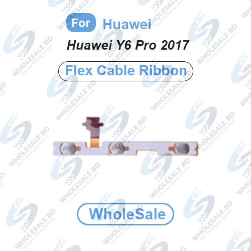 Huawei Y6 Pro 2017 Power On/Off Switch Button Side Volume Up Down Buttons Flex Cable Replacement Parts (Wholesale)