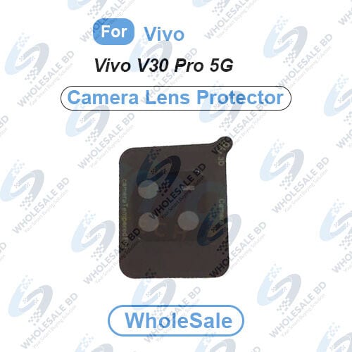 3D Camera Glass Lens Cover Tempered Glass Protector for Vivo V30 Pro 5G Full Camera Coverage I 3D Lens Shield I Oil Resistant (Wholesale)
