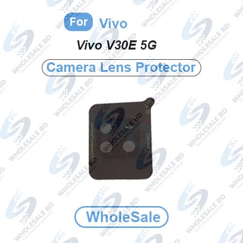 3D Camera Glass Lens Cover Tempered Glass Protector for Vivo V30E 5G Full Camera Coverage I 3D Lens Shield I Oil Resistant (Wholesale)