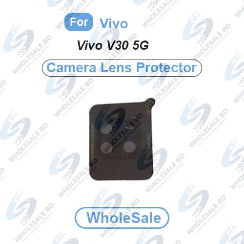 3D Camera Glass Lens Cover Tempered Glass Protector for Vivo V30 5G Full Camera Coverage I 3D Lens Shield I Oil Resistant (Wholesale)