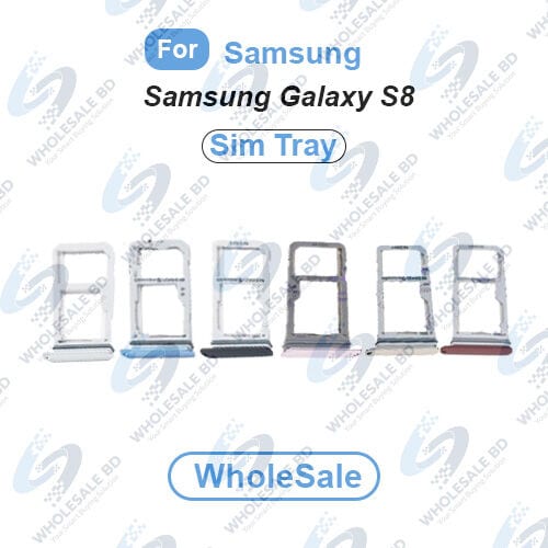Samsung Galaxy S8 SIM Tray Replacement Slot Holder Tray Holder Card Compatible Sim Tray Repair Parts
