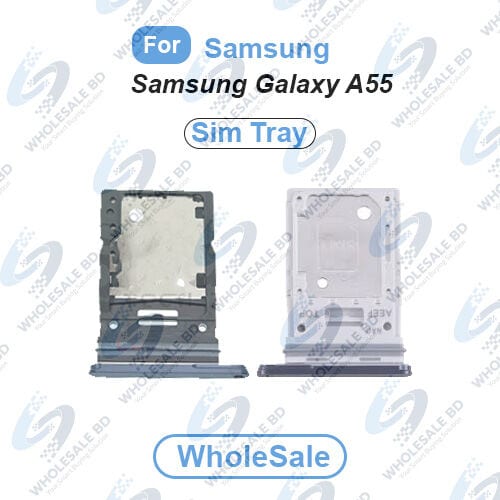 Samsung Galaxy A55 Sim Tray and Micro SD Card Slot Replacement (Free High Quality Sim Ejector Pin) (Wholesale)