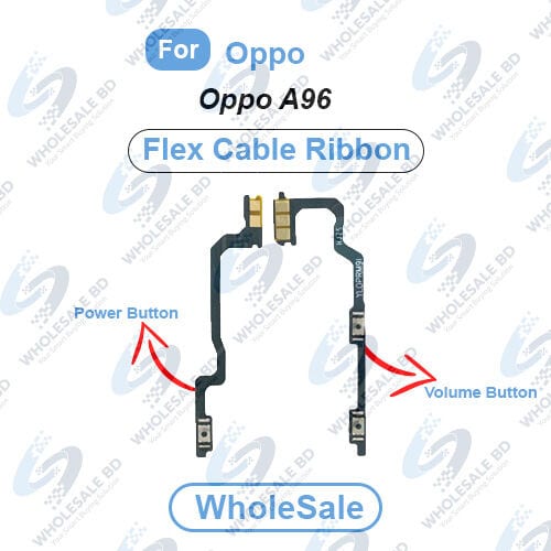 Oppo A96 Power On/Off Switch Button Side Volume Up Down Buttons Flex Cable Replacement Parts (Wholesale)