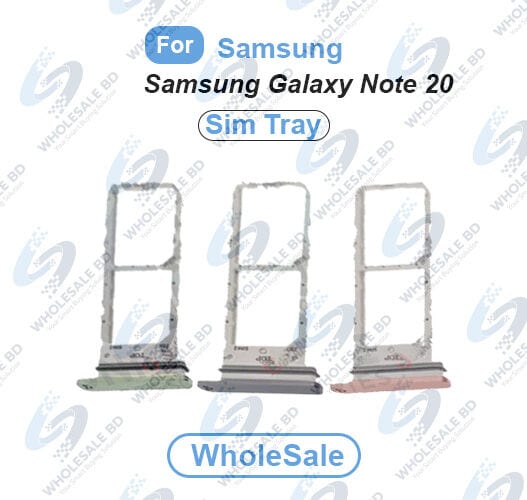 Samsung Galaxy Note 20 Sim Tray Micro SD Card Slot with Sim Ejector Pin Replacement Parts (Wholesale)