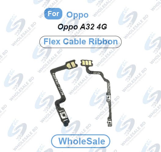 Oppo A32 4G Power On/Off Switch Button Side Volume Up Down Buttons Flex Cable Replacement Parts (Wholesale)