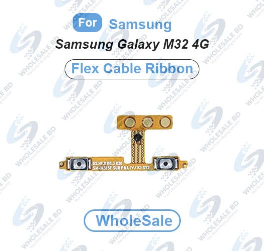 Samsung Galaxy M32 4G Volume Button Side Volume Up Down Buttons Flex Cable Replacement Parts (Wholesale)