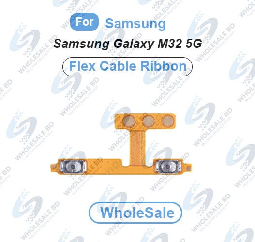 Samsung Galaxy M32 5G Volume Button Side Volume Up Down Buttons Flex Cable Replacement Parts (Wholesale)