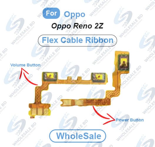 Oppo Reno 2Z Power On/Off Switch Button Side Volume Up Down Buttons Flex Cable Replacement Parts (Wholesale)