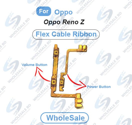 Oppo Reno Z Power On/Off Switch Button Side Volume Up Down Buttons Flex Cable Replacement Parts (Wholesale)