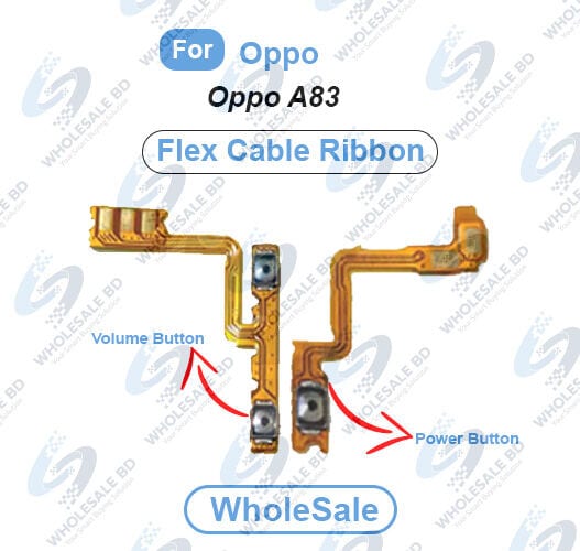 Oppo A83 Power On/Off Switch Button Side Volume Up Down Buttons Flex Cable Replacement Parts (Wholesale)