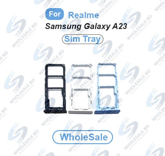 Samsung Galaxy A23 SIM Tray Replacement Slot Holder Sim Slot /SD Card Tray /Holder Card compatible with Sim Ejector Pin Replacement Parts (Wholesale)
