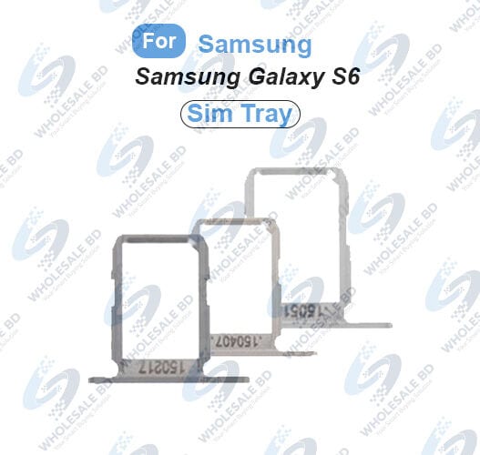 Samsung Galaxy S6 SIM Tray Replacement Slot Holder Sim Slot /SD Card Tray /Holder Card compatible with Sim Ejector Pin Replacement Parts
