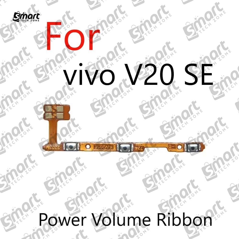 vivo V20 SE Power On/Off Switch Button Side Volume Up Down Buttons Flex Cable Replacement Parts