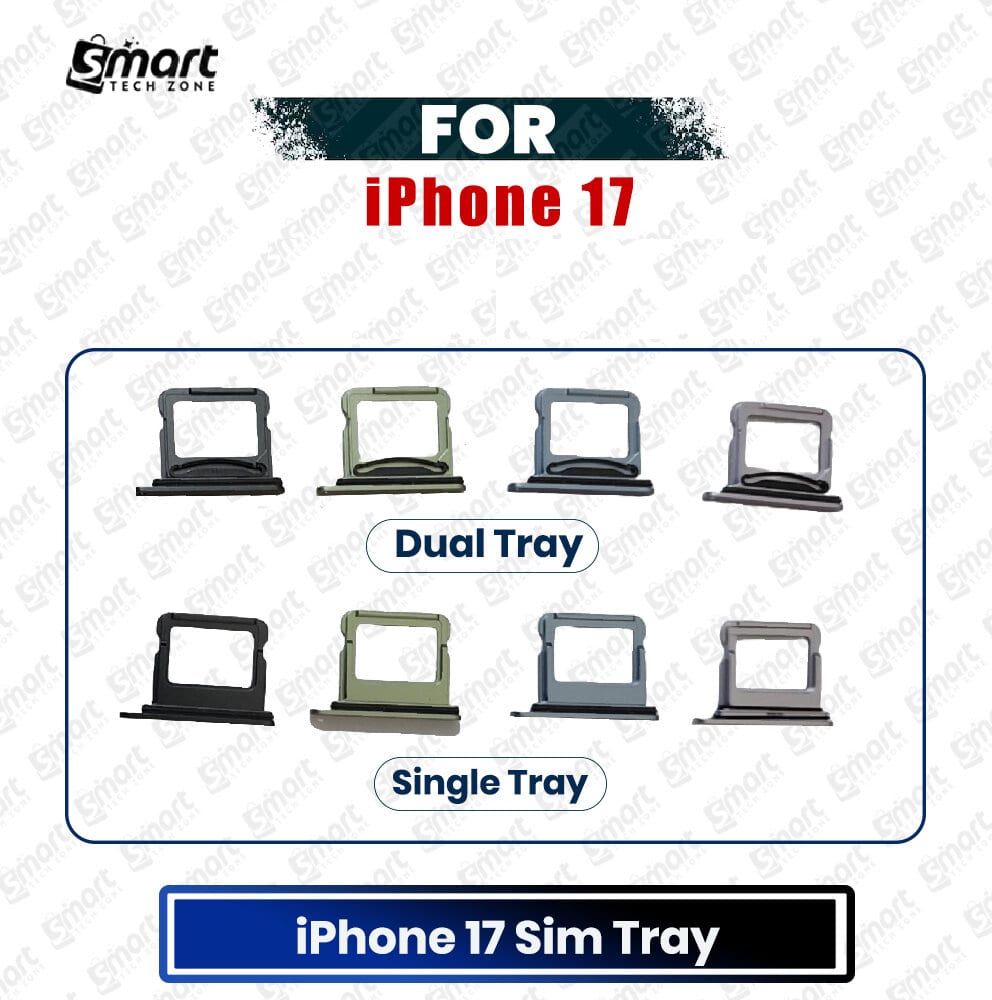 For iPhone 17 Single And Dual Sim Card Tray Holder Sim Adapter Replacement Parts