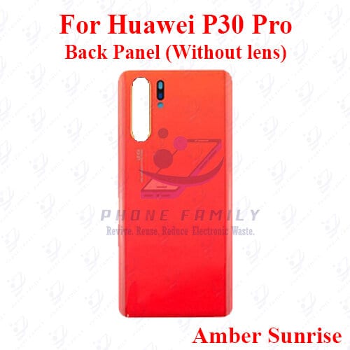 For Huawei P30 Pro Back Panel/Backshell/ Casing + Camera lens With Logo-All Colors Available