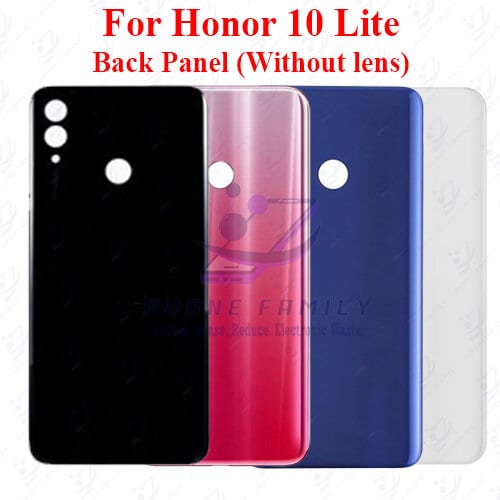 For Honor 10 Lite Back Panel/Backshell/ Casing + Camera lens With Logo-All Colors Available