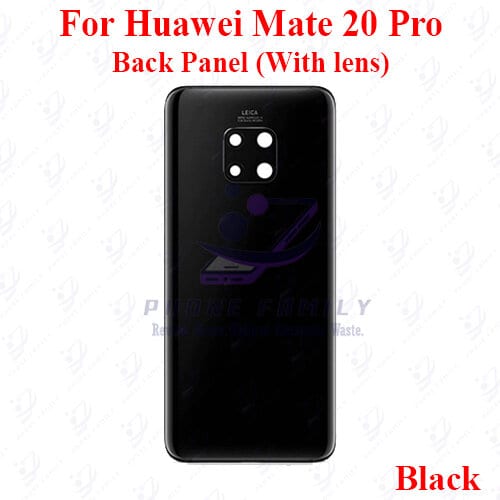 For Huawei Mate 20 Pro Back Panel/Backshell/ Casing + Camera lens With Logo-All Colors Available