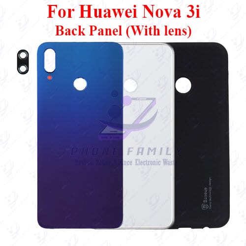 For Huawei Nova 3i Back Panel/Backshell/ Casing + Camera lens With Logo-All Colors Available