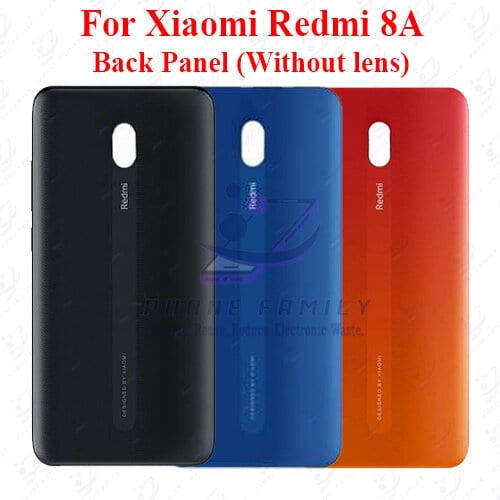 For Xiaomi Redmi 8A Back Panel/Backshell/ Casing +Camera Lens+Side Button With Logo-All Colors Available