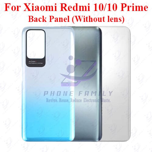For Xiaomi Redmi 10/10Prime Back Panel/Backshell/ Casing With Logo-All Colors Available