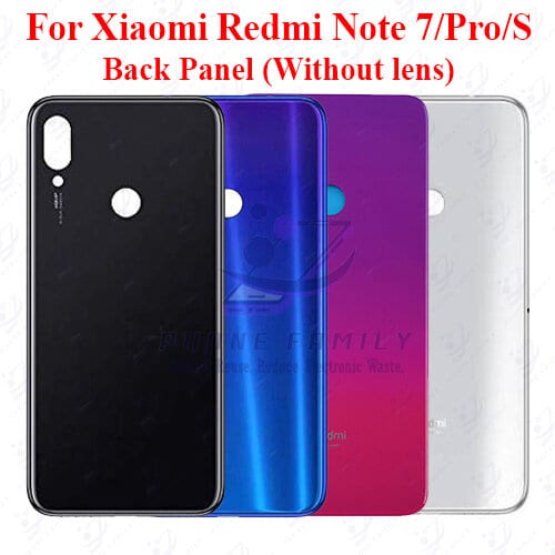 For Xiaomi Redmi Note 7/ Note 7 Pro /Note 7S Back Panel/Backshell/ Casing With Logo-All Colors Available