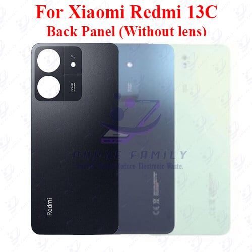 For Xiaomi Redmi 13C Back Panel/Backshell/ Casing  With Logo-All Colors Available