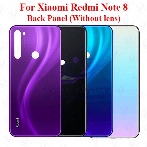 For Xiaomi Redmi Note 8 Back Panel/Backshell/ Casing With Logo-All Colors Available