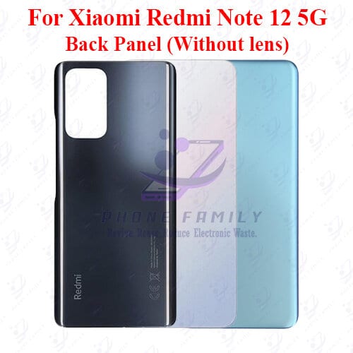 For Xiaomi Redmi Note 12 5G Back Panel/Backshell/ Casing  With Logo-All Colors Available