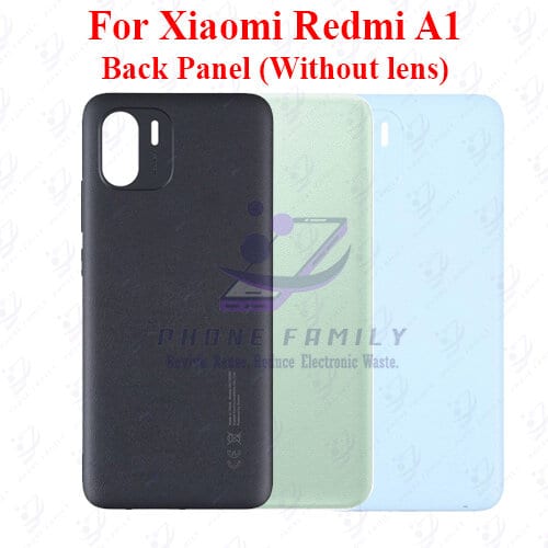 For Xiaomi Redmi  A1 Back Panel/Backshell/ Casing + Side Button With Logo-All Colors Available