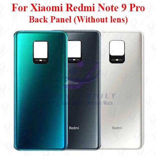 For Xiaomi Redmi Note 9 Pro Back Panel/Backshell/ Casing  With Logo-All Colors Available