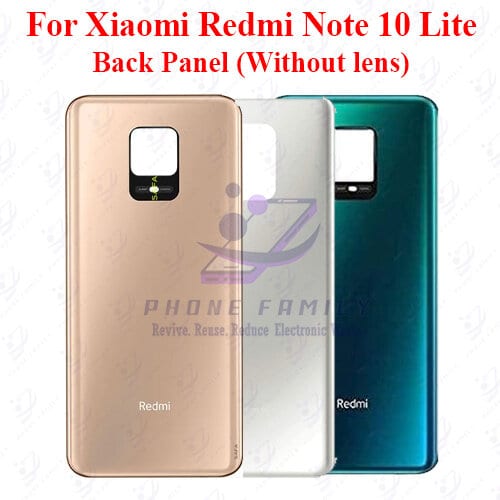 For Xiaomi Redmi Note 10 Lite Back Panel/Backshell/ Casing  With Logo-All Colors Available