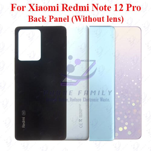 For Xiaomi Redmi Note 12 Pro Back Panel/Backshell/ Casing  With Logo-All Colors Available